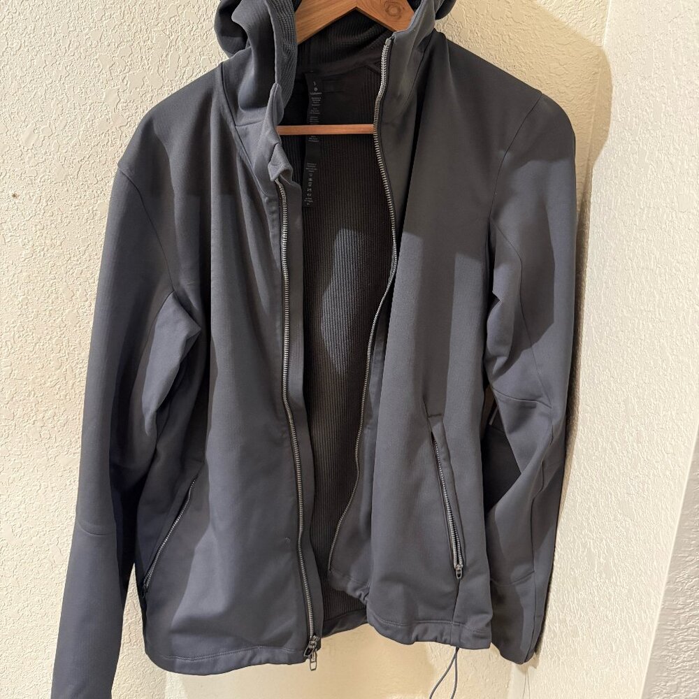 Lululemon Athletica Dark Gray Zip-Up Sweatshirt EUC Small Nike Sweater Hoodie S